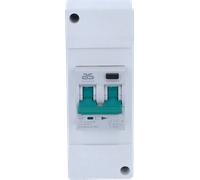 Disyuntor de corriente residual combinado con interruptor automático 230 v / 16 a para camping/caravana as-schwabe