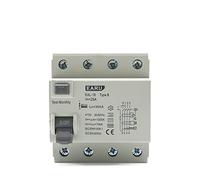 Disyuntor de corriente Residual electromagnético RCD 4P 10/30/100/300mA interruptor seguridad diferencial(4p 25a,100mA)