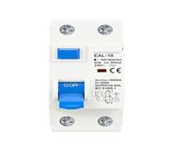 Disyuntor de corriente Residual electromagnético tipo 2P 4P 10/30/100/300mA interruptor de seguridad diferencial