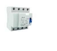 Disyuntor de corriente residual for vehículo eléctrico, cargador de pila, 2p 4p 63 amp tipo b 10ka rccb dc rcd 230v 400v30ma(4P40A30MA)