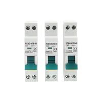 Disyuntor de corriente residual N7B-40 RCBO 1P+N con protección contra sobrecorriente, disparo 240 V CA 30 mA, 4,5 kA, curva C, carril DIN 35 mm, opciones 6-40 A(20A)