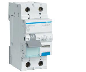 Disyuntor de Corriente Residual RCBO 1P+N 16A 30mA Tipo A 6kA Protección contra Sobrecorriente
