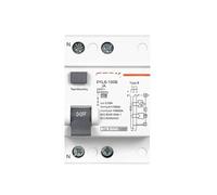 Disyuntor de corriente Residual tipo B Evse 2P 4P AC 40a 63a 100a 30ma EKL6-100B 10KA carril DIN 220V(2P,40A 30mA)