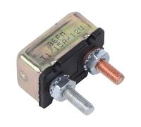 Disyuntor de reinicio automático para sistemas automotrices y marinos de 12 V, protección contra sobrecarga de 10-30 A, con carcasa de metal para cargadores de batería de coche, camión, barco