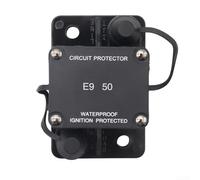 Disyuntor de reinicio automático sin botón de interruptor para sistemas de audio marítimos, barcos, coches, rango de 30 A a 150 A, diseñado para su uso con camiones, caravanas, autobuses y barcos de