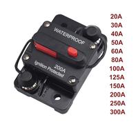 Disyuntor de reinicio de fusibles de 30 A, 40 A, 50 A, 60 A, 70 A, 80 A, 100 A, 120 A, 150 A, 200 A, 250 A y 300 A, resistente al agua, for barcos y coches.(120A)