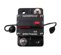 Disyuntor de reinicio manual de viaje térmico 30-300 amperios para protección eléctrica de 12V-48V DC en entornos hostiles (40A)