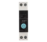 Disyuntor de Riel DIN, Disyuntor de Riel DIN Interruptor WIFI Inteligente Teléfono Celular Inalámbrico Control Remoto 3 Modos de Temporización Interruptor WIFI Inteligente con (16A)