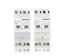 Disyuntor de transferencia manual de doble potencia, 2P, 40 A, 63 A, CA, 230 V, 400 V, con enclavamiento, interruptor de desconexión de aislamiento de riel DIN(63A)