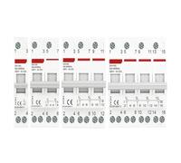 Disyuntor de transferencia manual de doble potencia MTS, 1P, 2P, 3P, 4P, 40A, 63A, con enclavamiento, interruptor de desconexión de aislamiento de riel DIN(4P,63A)