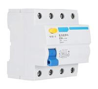 Disyuntor Diferencial 3 Polos, BL1E-63 RCCB Interruptor de Corriente 3P + N 63A 230V 30mA Protección Contra Cortocircuito por Sobrecarga de Fuga, para Decoración del Hogar, Construcción de Ingeniería
