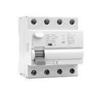 Disyuntor diferencial 40A 30mA tipo B interruptor diferencial auto rearmable 40A 0.03A 10kA RCCB disyuntores de corriente residual AC400V Adecuado para estaciones de carga y equipos industriales GYL9