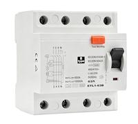 Disyuntor diferencial 63A 30mA Tipo B interruptor diferencial 63A 4P 10kA RCCB AC 415V Disyuntor magnetotermico para Sistemas fotovoltaicos,estaciones de carga y equipos industriales ETL1-63B