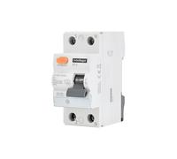 Disyuntor diferencial AC 2P 40A 100mA, protección contra sobrecargas y fallos a tierra, ideal para aplicaciones residenciales e industriales.