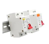Disyuntor diferencial DZ30LE DZ47LE 230 V 1P+N con protección contra sobrecorriente y cortocircuito, 6-63 A(20A)