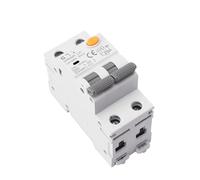 Disyuntor diferencial magnético RCBO GYR9NM tipo A, 2P y 4P, con protección contra sobrecorriente de 10 A, 16 A, 25 A, 32 A, 40 A 30 mA (1 unidad)(2P 10A 30mA)
