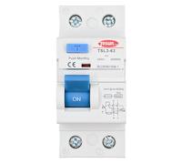 Disyuntor Diferencial + Magnetotérmico (RCBO) | TSL3-63 | Tipo AC | 2P 10mA 240V | Capacidad Corte 6kA | Intensidad 25A