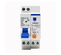 Disyuntor diferencial NXBLE-40 RCBO 1P+N, 230 V, 10 A-40 A, protección contra fugas, montaje en riel DIN, seguridad eléctrica para el hogar(25A)