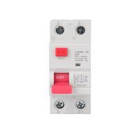 Disyuntor diferencial RCCB MCB de 230 V, 50/60 Hz, 30 mA, protección contra fugas, 6/10/16/20/25/32/40 A, 1 unidad(10A)