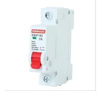 Disyuntor, Disyuntor Miniatura Interruptor De Aire Doméstico Miniatura CA 220 V-400 V DZ47 1p 2p 3p 4p 6A 10A 16A 20A 25A 32A 40A 50A 63A 125A(1,10A)