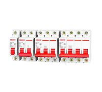 Disyuntor DZ47 1-4 polos 3A/6A/10A/16A/20A/32A/40A/50A/63A 400V Tipo C Mini disyuntor MCB Montaje en riel Din de 35 mm Capacidad ruptura 6KA(32a,2P)