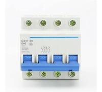 Disyuntor DZ47-60 4P AC 230/400V D1 2 3 4 5 6 10 15 16 20 25 32 40 50 60A tipo D interruptor de aire for equipos pesados 1 Uds(60A)