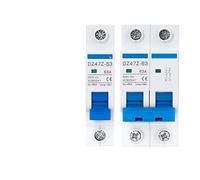 Disyuntor DZ47, disyuntor de CC 120 V, 200 y 250, protector carga solar, automático cortocircuito 6 A, 10 A 16 A, interruptor rápido, 1 unidad(100A,2P DC500V)