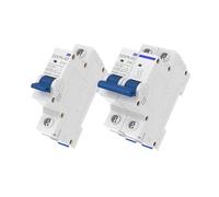 Disyuntor DZ47N 1P/2P 6A 10A 16A 20A 25A 32A 40A 50A 63A 120/240V MCB Montaje en riel DIN Interruptor de desconexión de CA(2P 1pcs,25A)