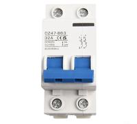 Disyuntor DZ47Z 125Z DC 500V para sistemas de energía renovable 1-125A Clasificación de corriente ajustable con protección contra fallos 4kA Tipo C disparo (80A)