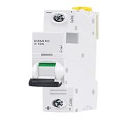 Disyuntor eléctrico DC 60 V iC65N, pieza única, 1 unidad, 16 A, 20 A, A9N18110, garantiza un funcionamiento estable del circuito.(6A)