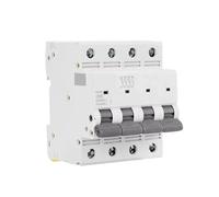 Disyuntor eléctrico de CA GYM9-125 80A 100A 125A 1P 2P 3P 4P CA 230V 400V 6KA(4P,C100A)