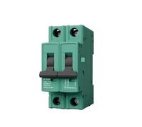 Disyuntor eléctrico FPV-63 2P CC en riel DIN, 550/800 V, MCB for protección solar fotovoltaica, certificación CE.(550V,25A)