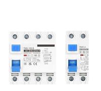 Disyuntor electromagnético FI, clase B, 4P, 63A, interruptor de corriente residual electrónico 2P AC RCBO Protección contra fugas (A Class EC Type,2P 40A)
