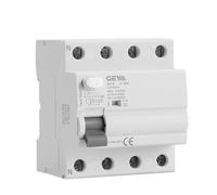 Disyuntor electromagnético súper inmunizado tipo RCD RCCB ELCB A-SI con retardo de tiempo (4P 40A 30mA)