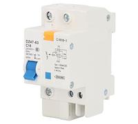 Disyuntor en miniatura 1P N 16A e interruptor de protección contra fugas de electricidad - Clasificación de voltaje de 230V 400V con capacidad de ruptura de 6000A y carcasa PA66