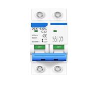 Disyuntor en miniatura 2P 500V DC 10A 16A 20A 25A 32A 40A 63A DC for sistema solar fotovoltaico
