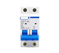 Disyuntor en miniatura 2P AC 230/400V C 6 10 16 20 25 32 40 63A Protector de sobrecarga DZ47 interruptor de aire estilo C