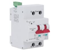 Disyuntor en Miniatura 2P Disyuntor Inteligente Protección contra Sobretensión y Subtensión AC230V 50HZ Interruptor de Desconexión de CA PC Retardante de Llama para (100A)