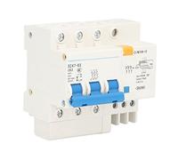 Disyuntor en miniatura 3P N con fuga de falla a tierra y protección contra sobrecarga Interruptor eléctrico de 400 V 63 A Construcción PA66 Capacidad de ruptura de 4500 A y 6000 A