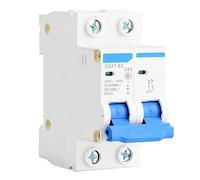 Disyuntor En Miniatura De CA De Bajo Voltaje 400V 2P Instalación En Carril DIN DZ47-63 Disyuntor De Aire Para Cajas De Combinación De Energía Solar(63A)