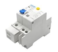 Disyuntor en miniatura for el hogar DZ47LE-63, interruptor de aire 1P/2P/3P/4P con Protector de fugas, puerta principal trifásica(3P N,40A)
