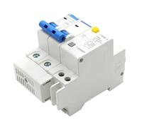 Disyuntor en miniatura for el hogar DZ47LE-63, interruptor de aire 1P/2P/3P/4P con Protector de fugas, puerta principal trifásica(1P N,6A)