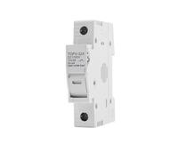 Disyuntor en Miniatura Portafusibles solar fotovoltaico 1P de 1100 V, apto for fusibles de 10 x 38 mm, for protección del solar, protector fotovoltaico.(Without LED)