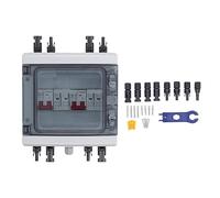 Disyuntor fotovoltaico Interruptor de desconexión solar DC 500V 32A IP65 Caja de protección contra sobretensiones a prueba de agua a prueba de polvo con ventana transparente para