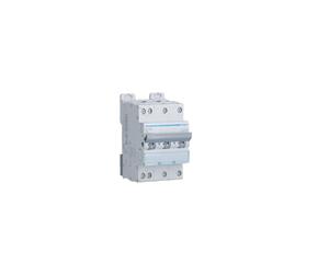 Disyuntor Hager - 3 polos + neutro - 16 A - 6 KA - Curva C - Tornillo/tornillo