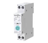 Disyuntor inteligente TONGOU DC WIFI de 63 A para carril DIN, color blanco