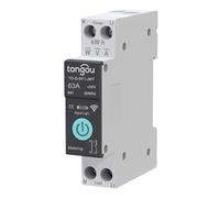 Disyuntor inteligente TONGOU DC WIFI de 63 A para carril DIN, color negro