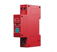 Disyuntor inteligente WiFi de 63 A con medición de aplicación TUYA, protector de subvoltaje de repetición automática, protección de sobrecorriente ajustable para monitoreo de energía en el hogar