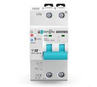 Disyuntor inteligente Wifi, para Tuya MCB WIFI APP Control Disyuntores de medición trifásicos Temporizador de vida inteligente Control remoto inalámbrico