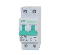 Disyuntor,Interruptor AutomáTico MagnetotéRmico 1 PCS 2 POLE 3 2A 50A 63A DC1000V MCB DC Interruptor de circuito solar energía fotovoltaica (PV) Solar interruptor(32A)